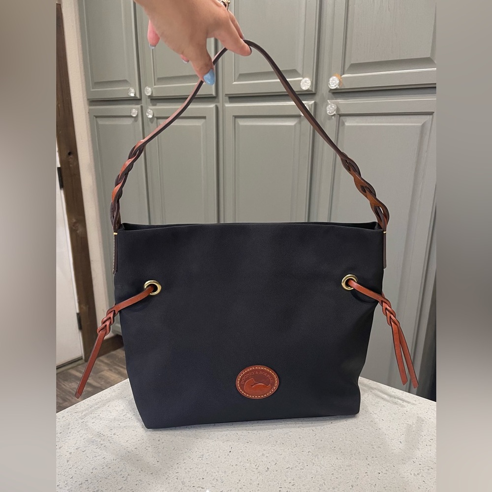 NWOT Dooney & Bourke Canvas/Leather Shoulder Bag